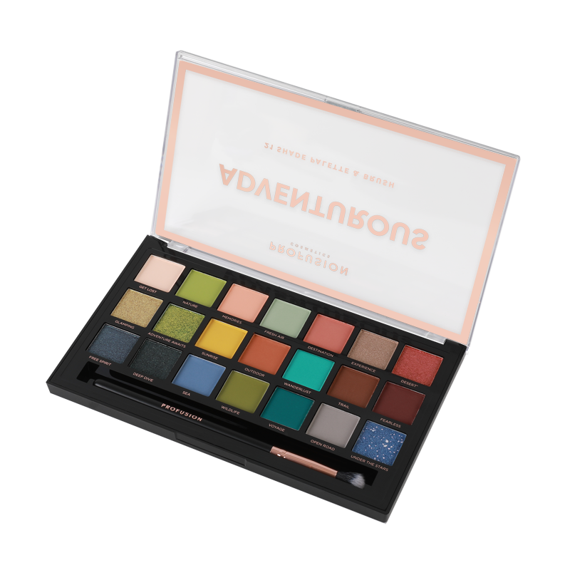 ADVENTUROUS | 21 SHADE PALETTE & BRUSH