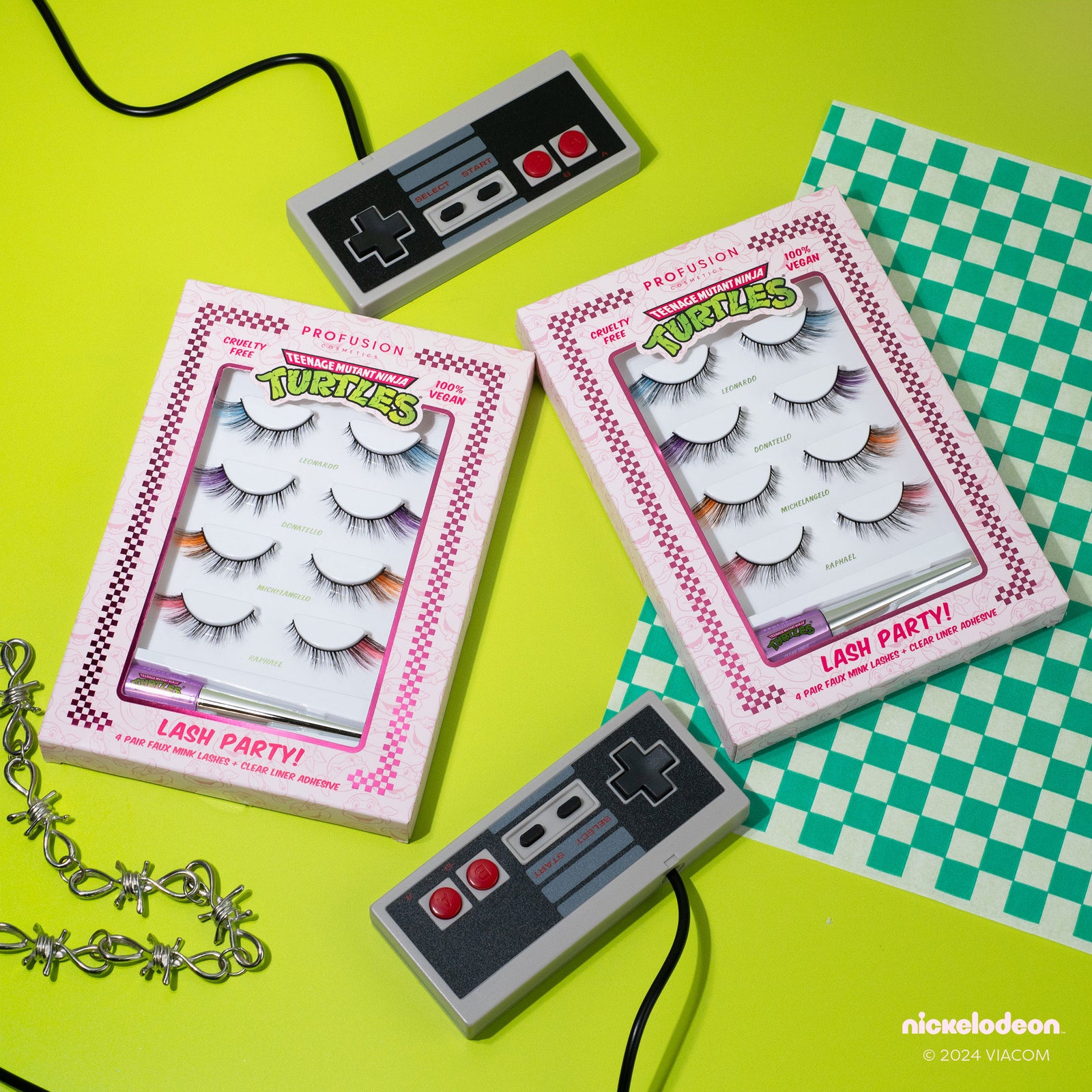 TMNT | Lash Party 4 Pair Magnetic Set + Clear Adhesive