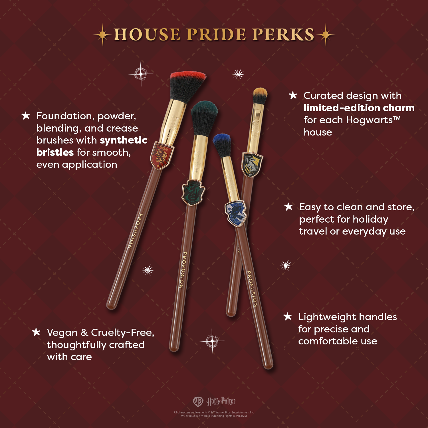 Harry Potter Holiday | House Champions Face & Brush Set