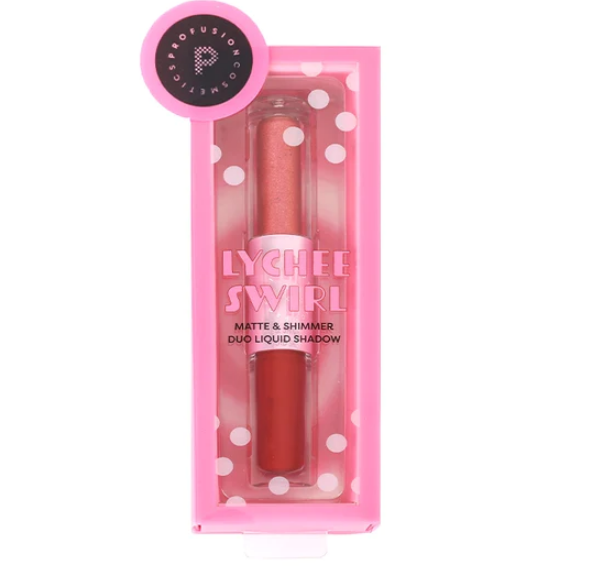 I boba lychee swirl eyeshadow duo