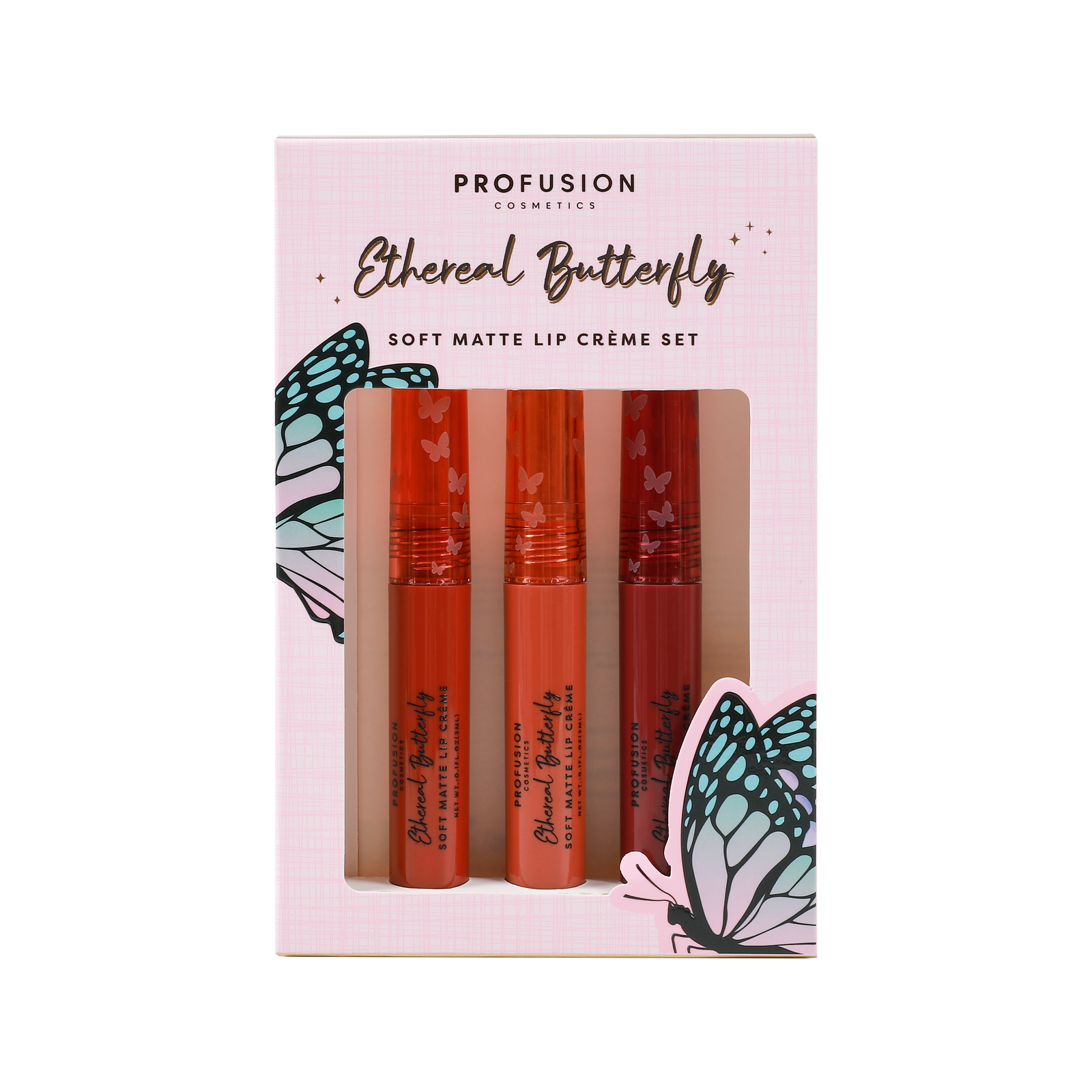 Ethereal Butterfly, Soft Matte Lip Creme Set