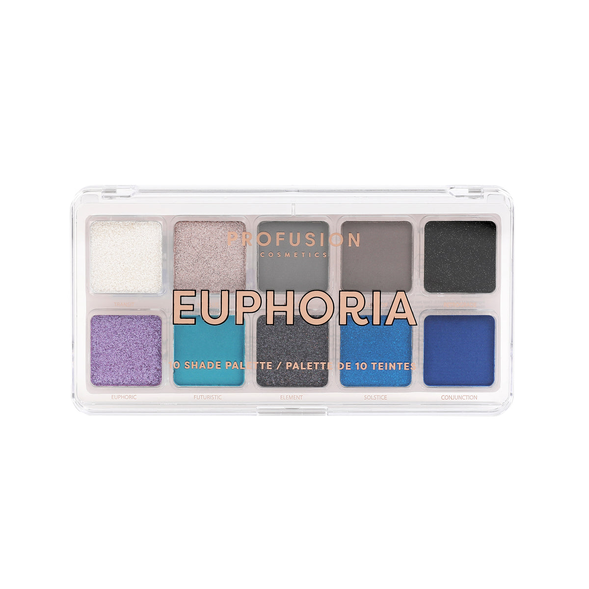 EUPHORIA | 10 SHADE EYESHADOW PALETTE