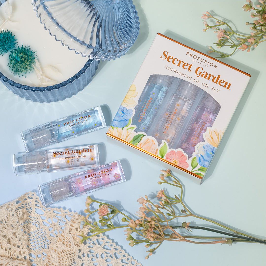 PETAL PERFECT | SECRET GARDEN LIP OIL SET