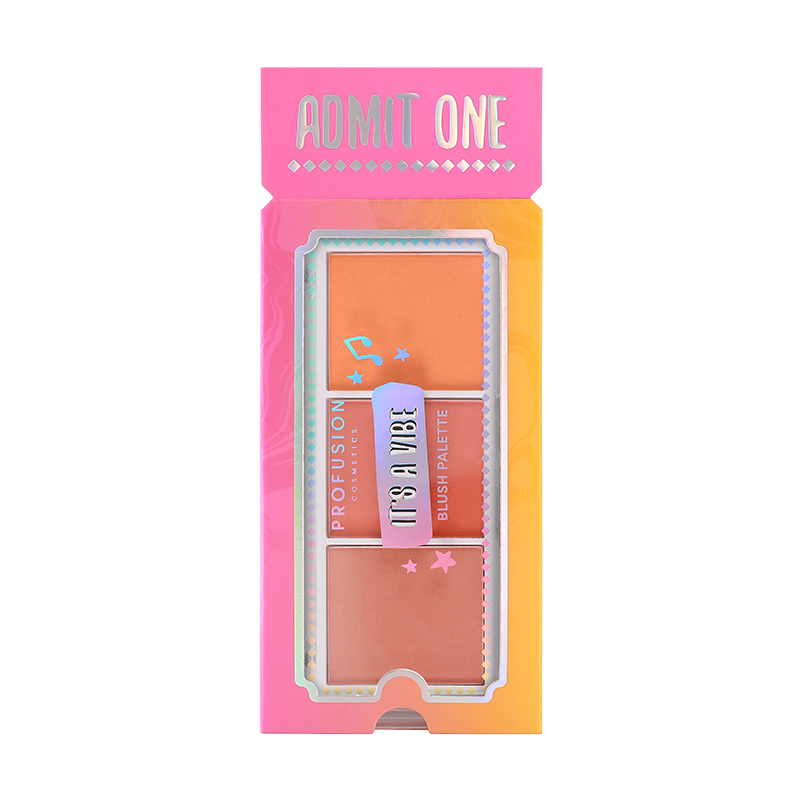  It's a vibe admit one 3 shade blush blush palete