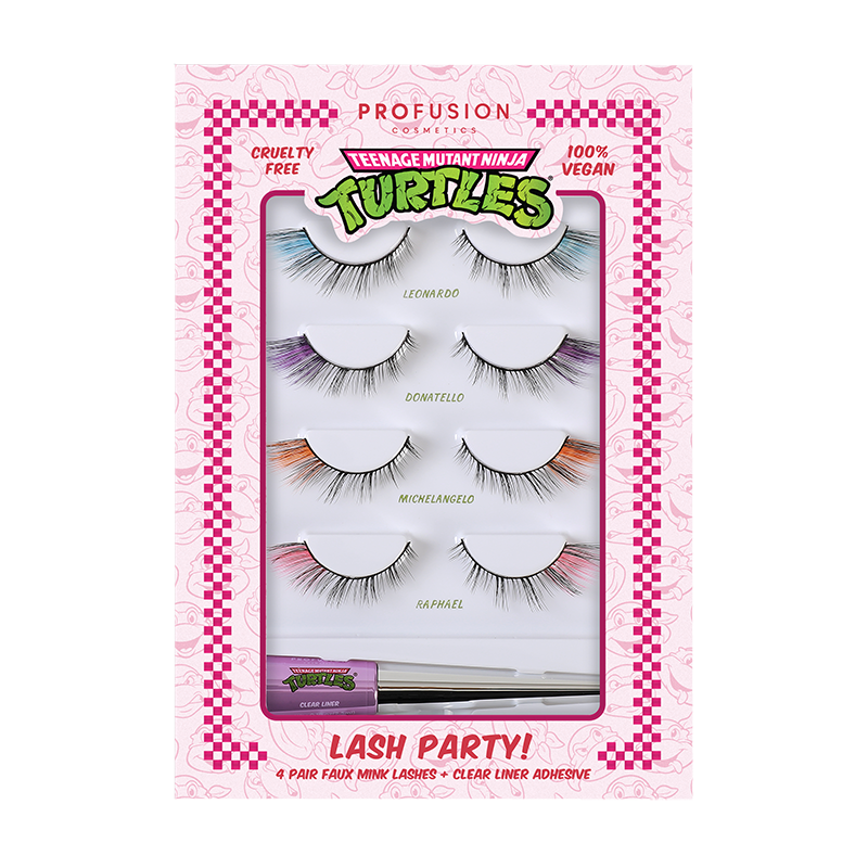 TMNT | Lash Party 4 Pair Magnetic Set + Clear Adhesive