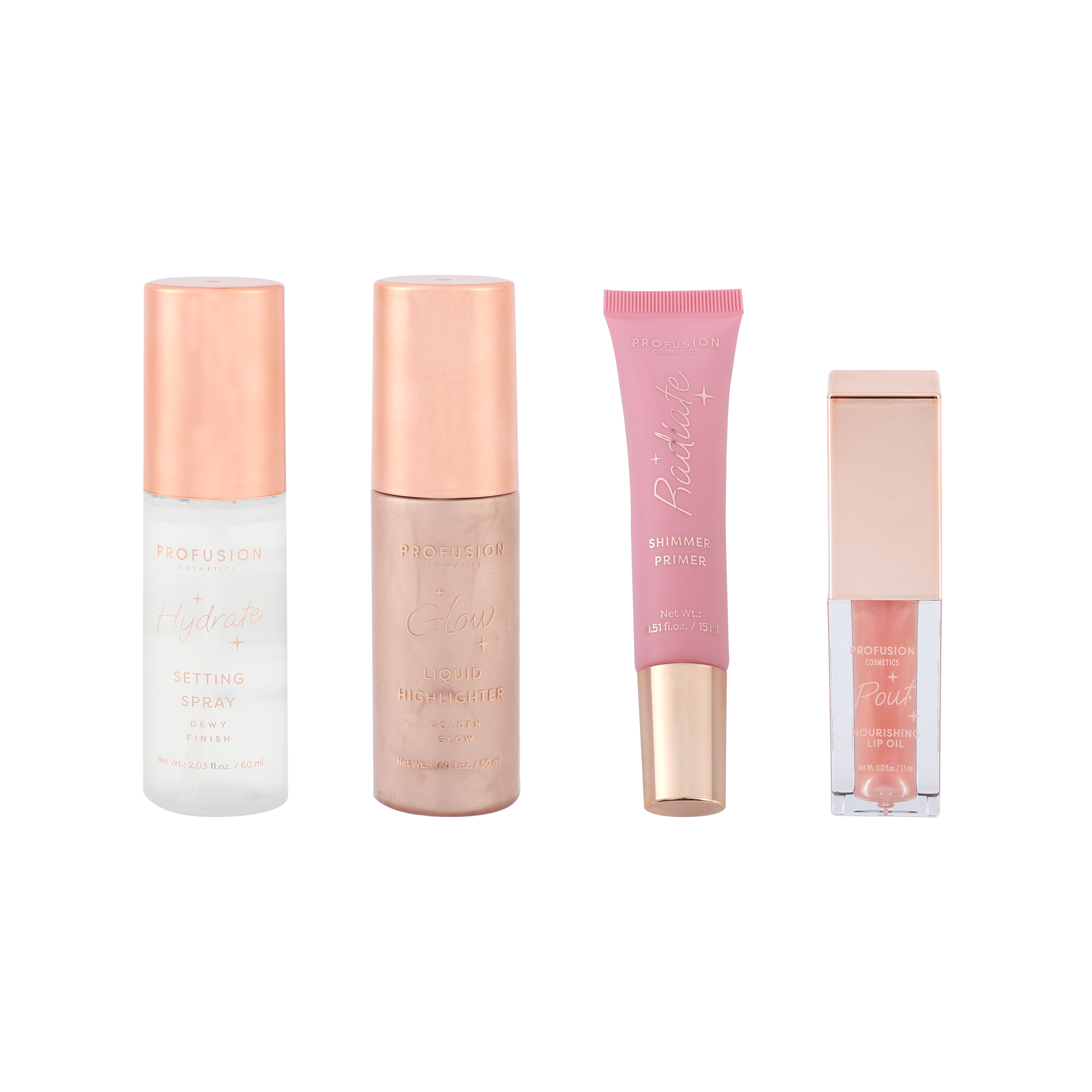 Glow Icons | Glowy Face Set - Profusion Cosmetics UK