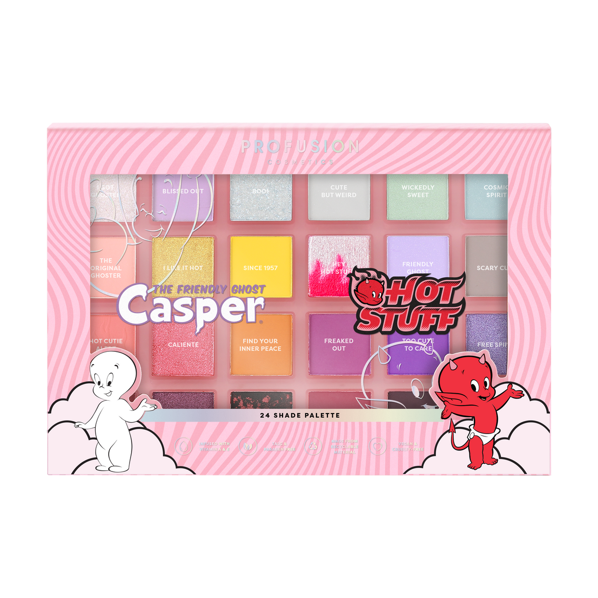 Casper &amp; Hot Stuff 24 Shade Palette