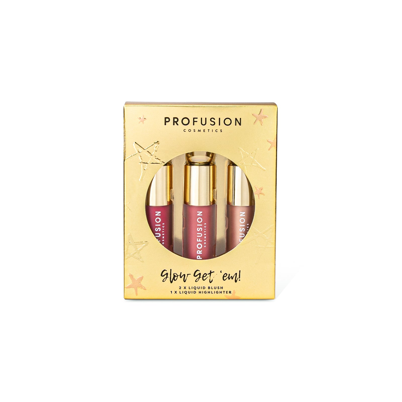 Glow Get 'Em! Liquid Blush & Highlighter Trio