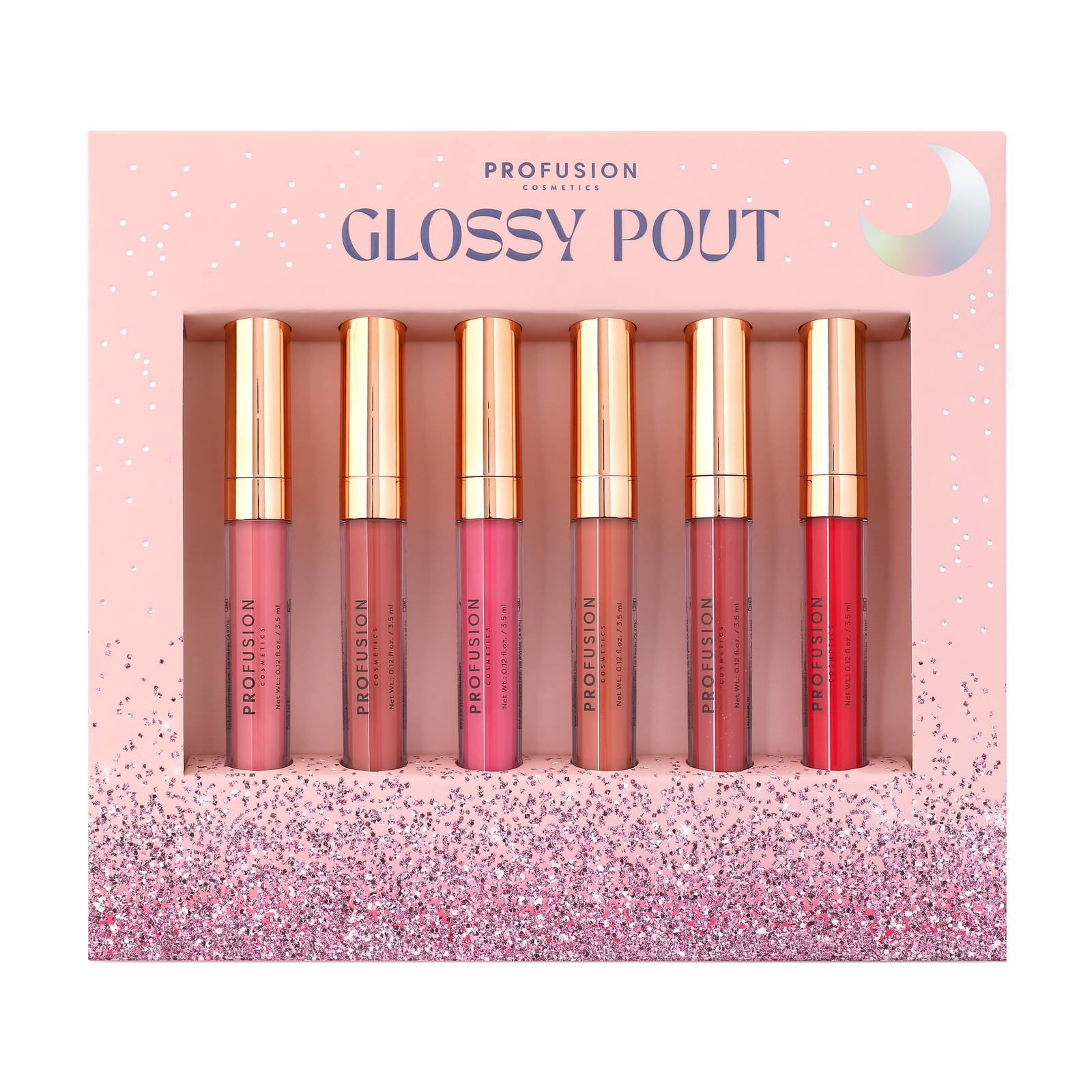 GLOSSY POUT - 6 PC LIPGLOSS SET