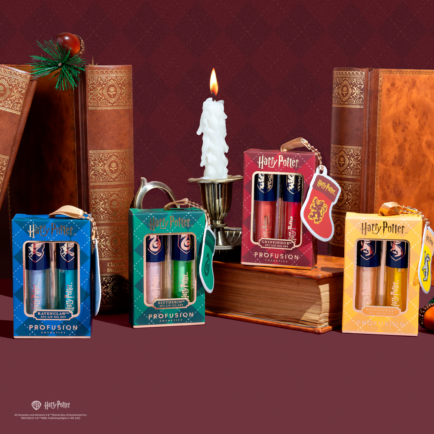 Harry Potter Holiday | Gryffindor™ Slytherin™ Hufflepuff™ Raven Claw™ Lip Duo Set