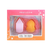 It's a vibe feel the beat 3pc blending sponge & bag set