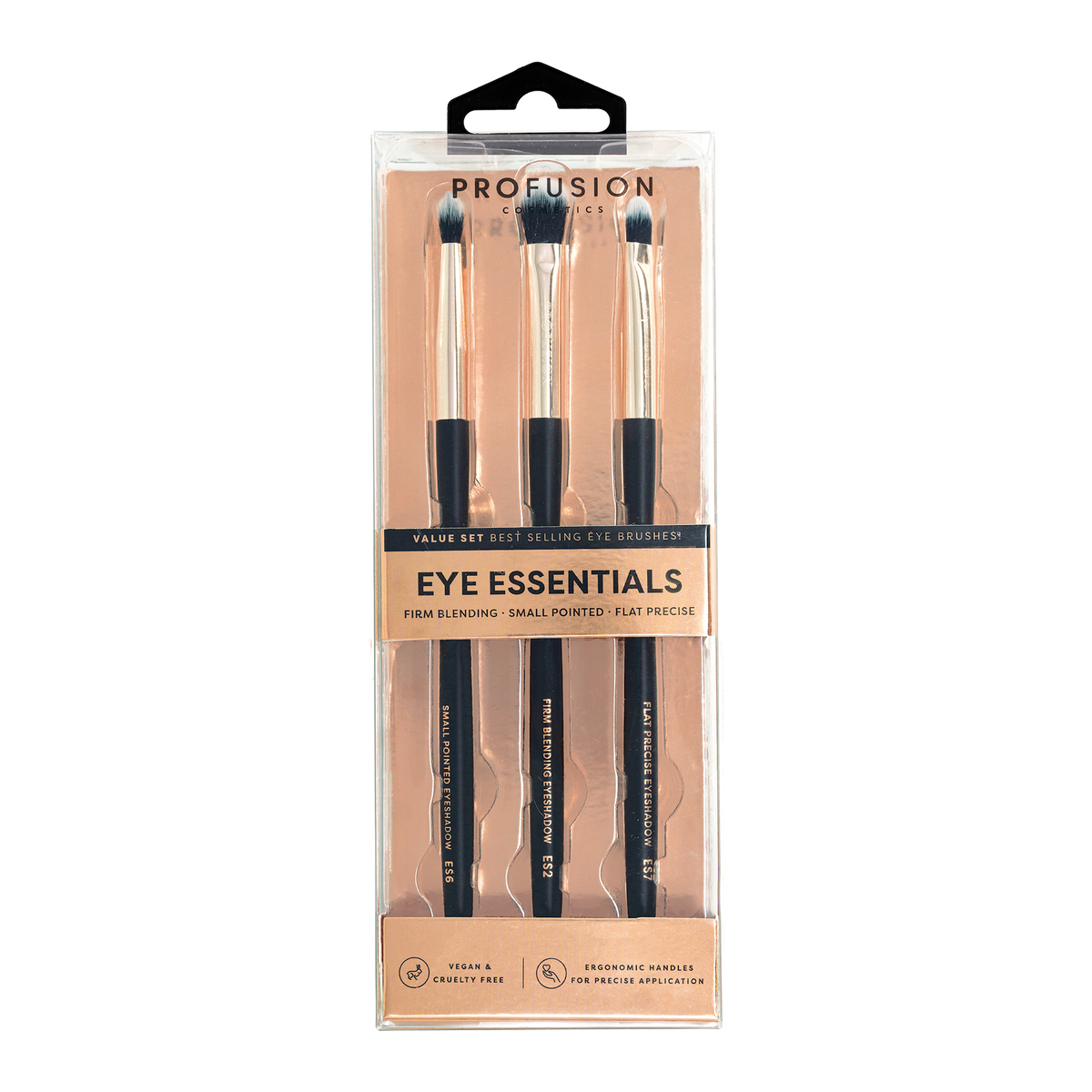 Eye Essentials - 3 PC Eye Brush Set