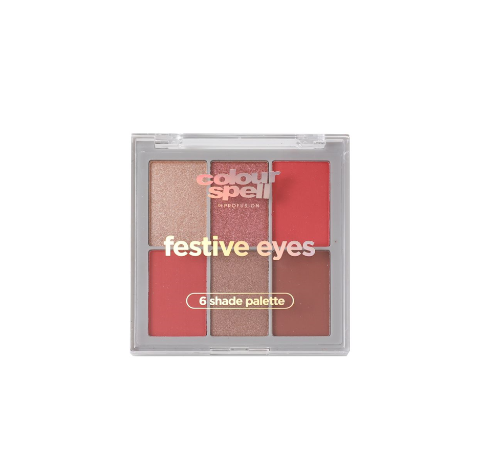 COLOUR SPELL FESTIVE EYES | 6 SHADE PALETTE
