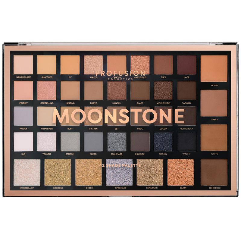 moonstone 42 shade eyes & face palette
