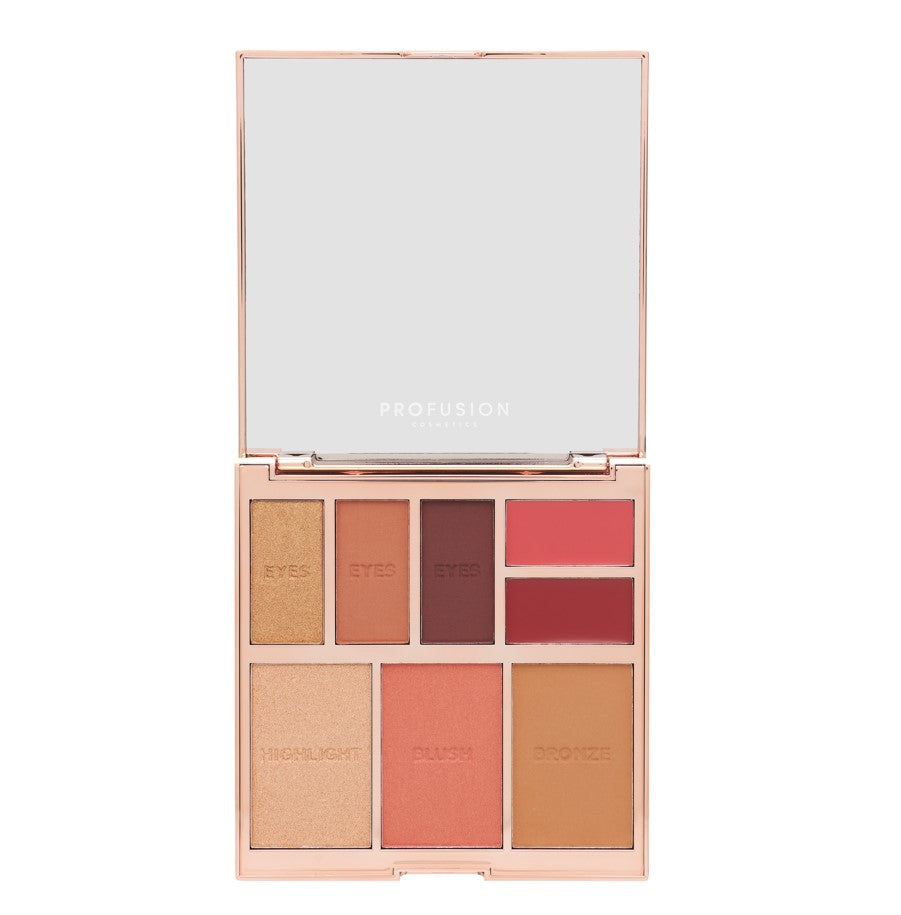 FULL FACE PALETTE RADIANCE | 8 SHADE EYE, FACE & LIP PALETTE