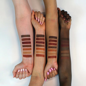 siennas 21 shade eyeshadow palette & brush