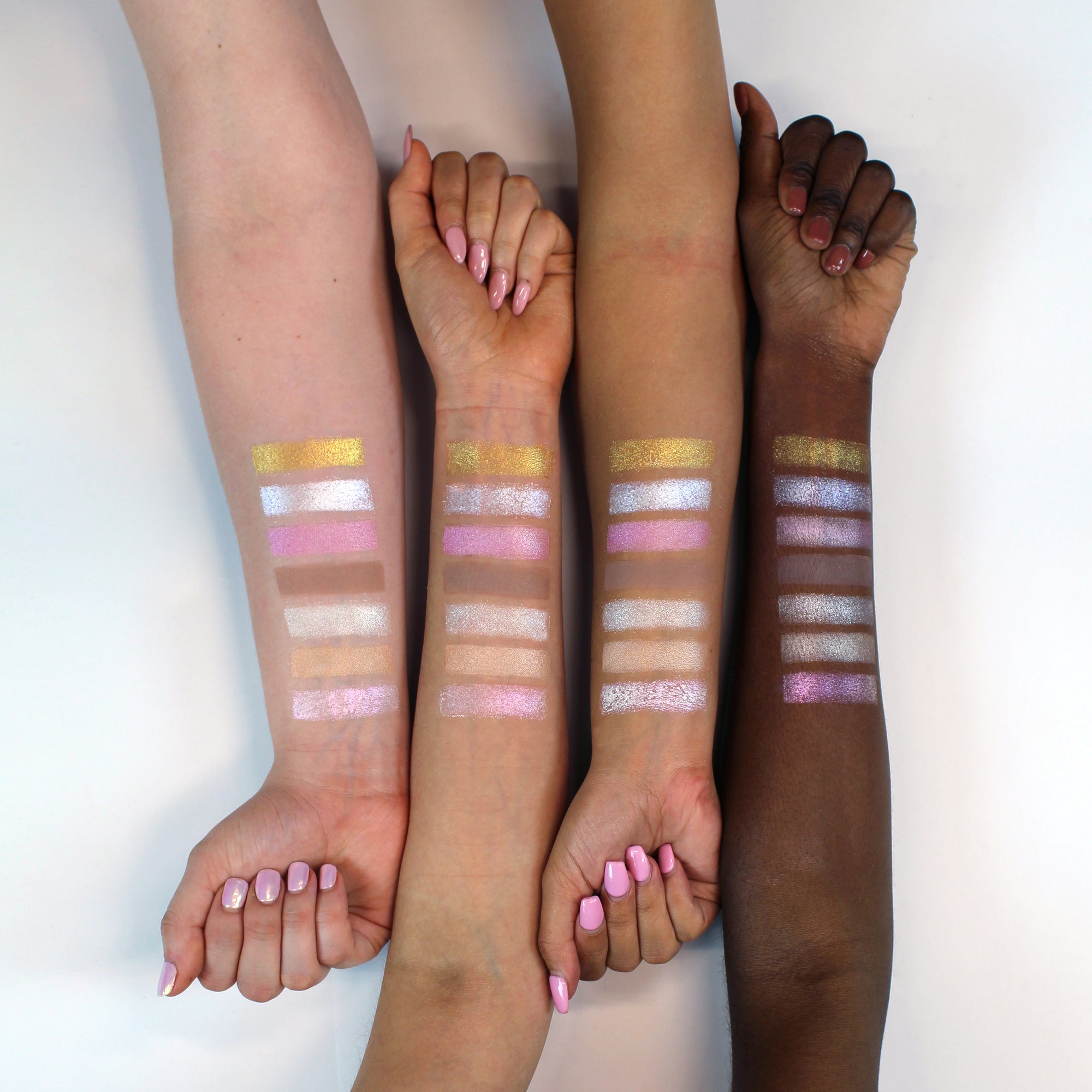 pro pigment 21 shade eyeshadow palette & brush