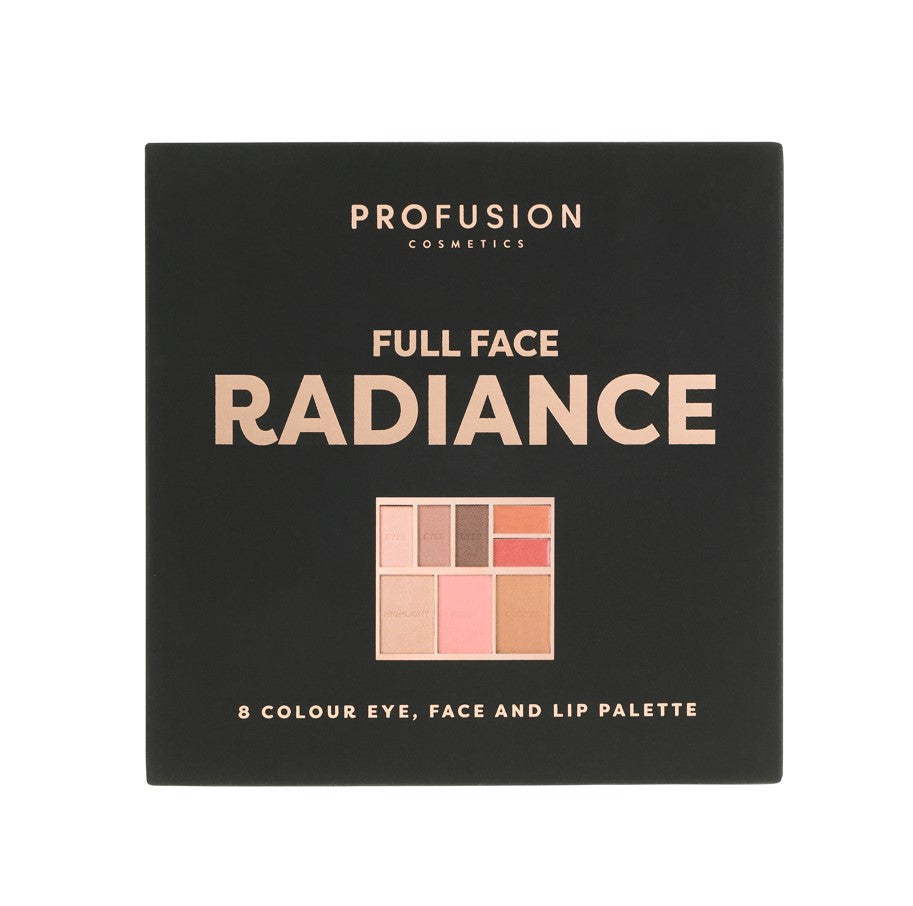FULL FACE PALETTE RADIANCE | 8 SHADE EYE, FACE & LIP PALETTE